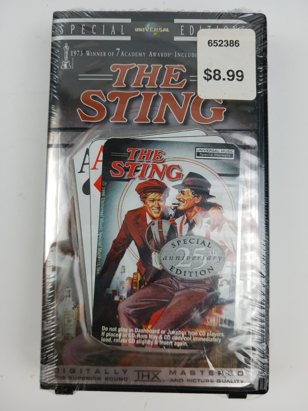 THE STING VHS 25th Anniversary Edition Hardcase NEW sealed